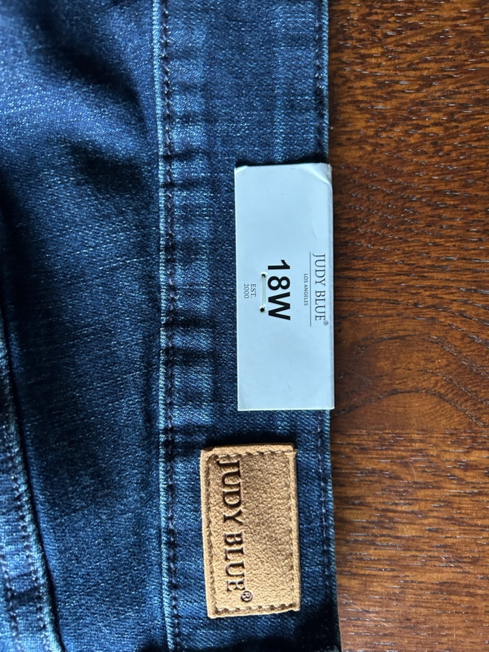 Judy Blue Dark Wash Boyfriend Jeans - Picture 5 of 5